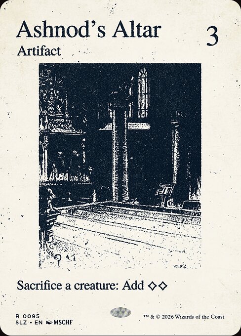 Ashnod's Altar — The Zeta Set #95, art by MSCHF