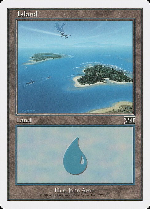 Island — Classic Sixth Edition #337, art by John Avon