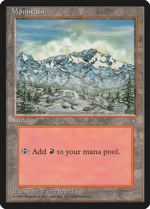 Mountain — Ice Age #376, art by Tom Wänerstrand