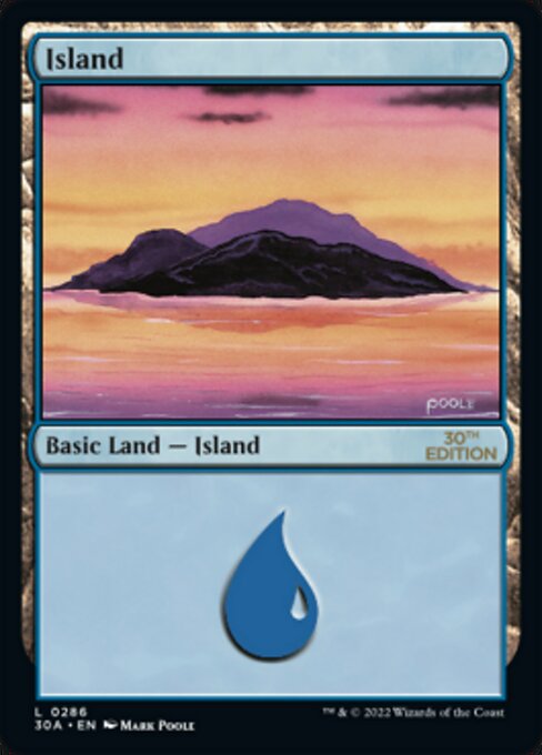 Island — 30th Anniversary Edition #286, art by Mark Poole