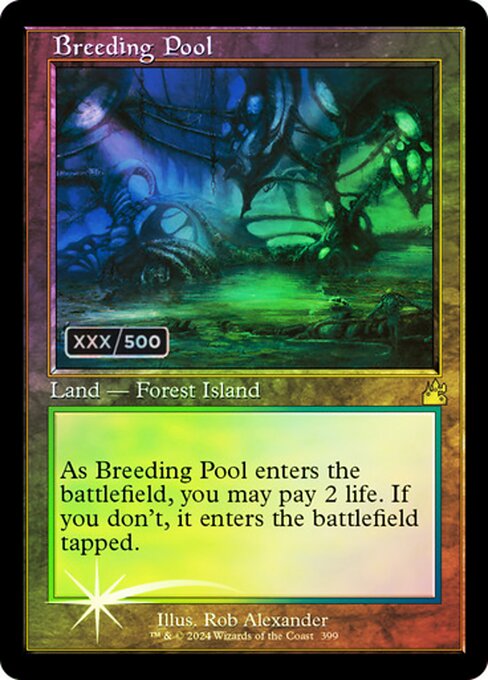 Breeding Pool — Ravnica Remastered #399z, art by Rob Alexander