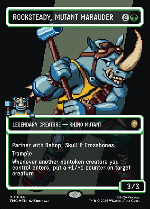 Rocksteady, Mutant Marauder — Teenage Mutant Ninja Turtles Eternal #94, art by Kirokaze
