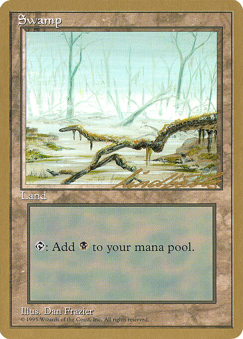 Swamp — Pro Tour Collector Set #ll372, art by Dan Frazier