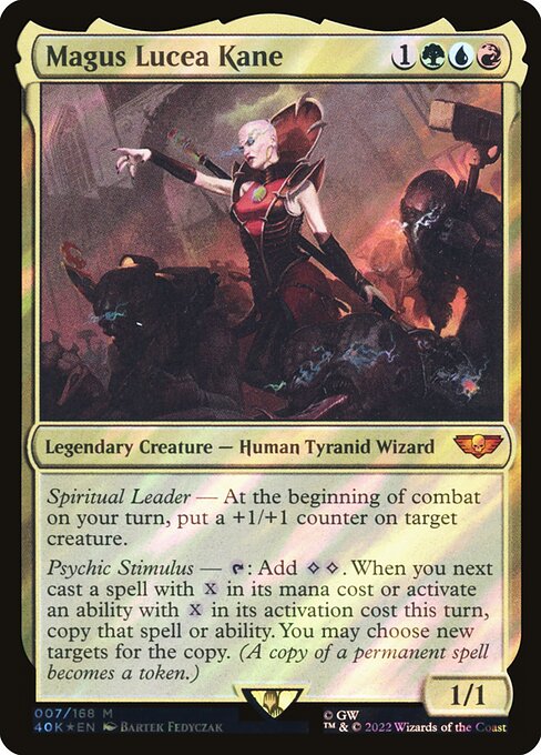 Magus Lucea Kane — Warhammer 40,000 Commander #7, art by Bartek Fedyczak