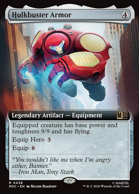 Hulkbuster Armor — Marvel Super Heroes Commander #438, art by Maxim Ruabtsev