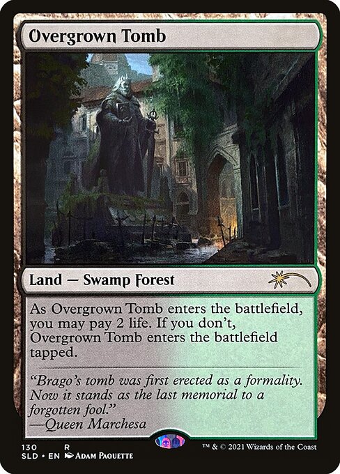Overgrown Tomb — Secret Lair Drop #130, art by Adam Paquette