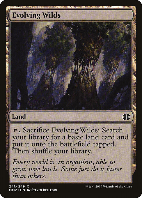 Evolving Wilds — Modern Masters 2015 #241, art by Steven Belledin