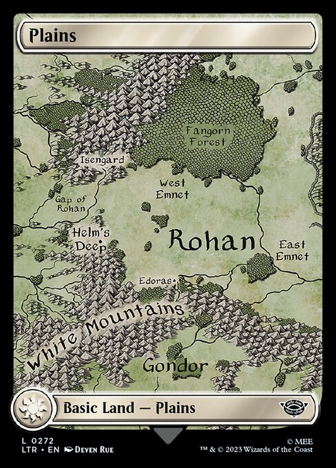 Plains — The Lord of the Rings: Tales of Middle-earth #272, art by Deven Rue