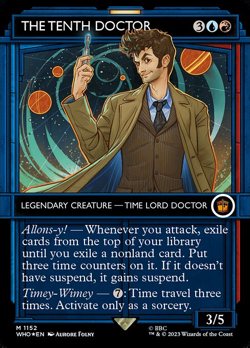 The Tenth Doctor — Doctor Who #1152, art by Aurore Folny