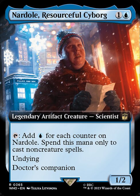 Nardole, Resourceful Cyborg — Doctor Who #365, art by Yuliya Litvinova
