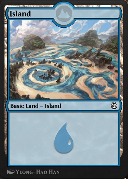 Island — Kaladesh Remastered #291, art by Yeong-Hao Han