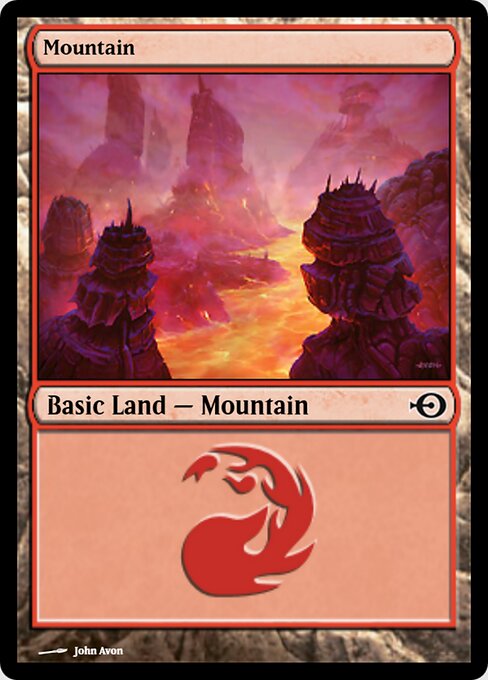 Mountain — Magic Online Promos #40064, art by John Avon