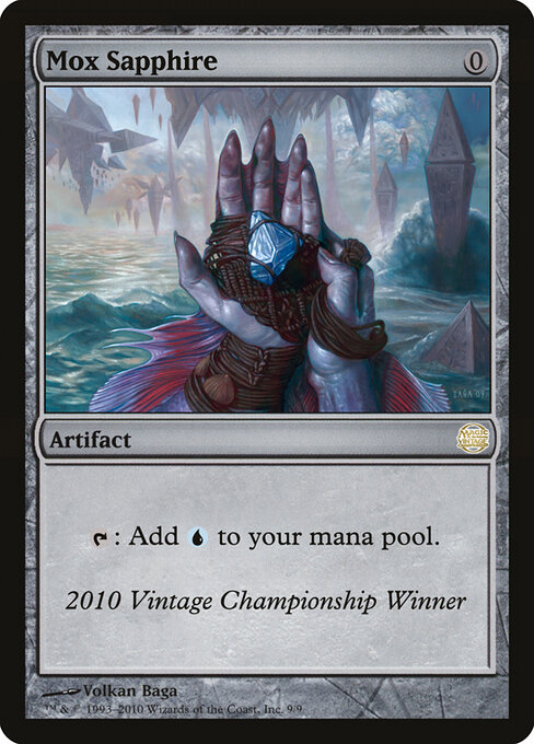 Mox Sapphire — Vintage Championship #2010, art by Volkan Baǵa