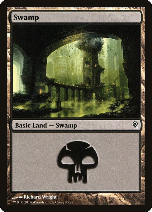 Swamp — Duel Decks: Jace vs. Vraska #83, art by Richard Wright