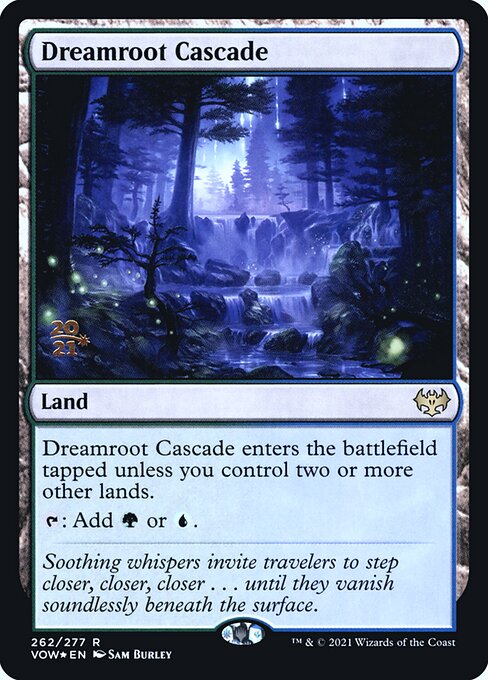 Dreamroot Cascade — Innistrad: Crimson Vow Promos #262s, art by Sam Burley