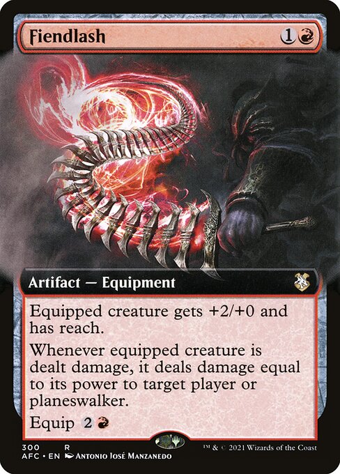 Fiendlash — Forgotten Realms Commander #300, art by Antonio José Manzanedo