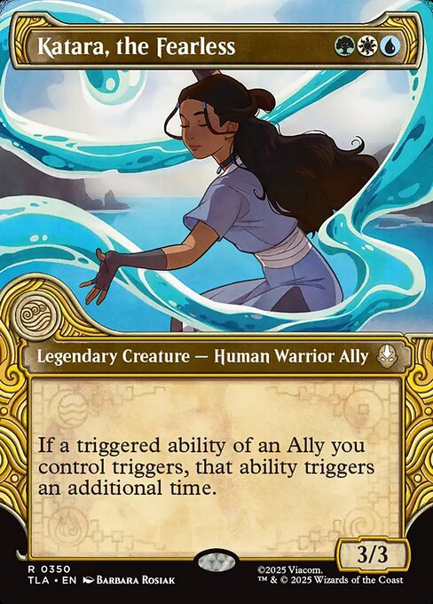 Katara, the Fearless — Avatar: The Last Airbender #350, art by Barbara Rosiak