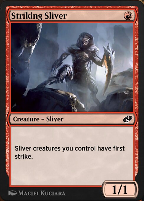 Striking Sliver — Jumpstart: Historic Horizons #522, art by Maciej Kuciara