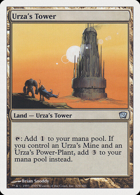 Urza's Tower — Ninth Edition #329, art by Brian Snõddy
