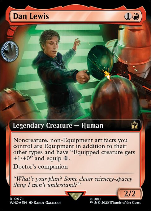 Dan Lewis — Doctor Who #971, art by Randy Gallegos
