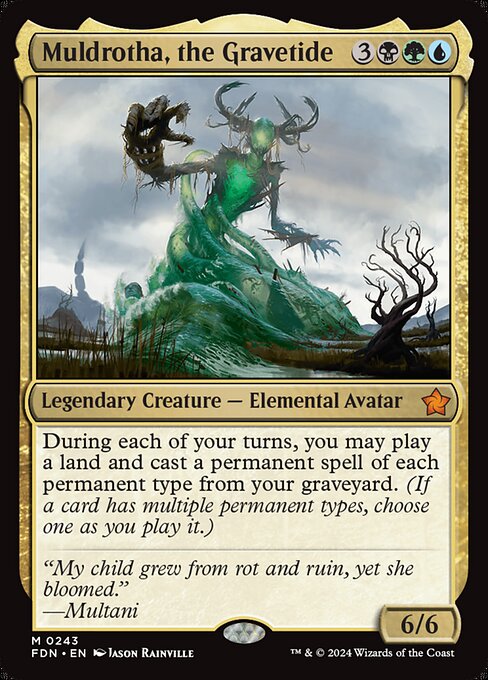 Muldrotha, the Gravetide — Foundations #243, art by Jason Rainville