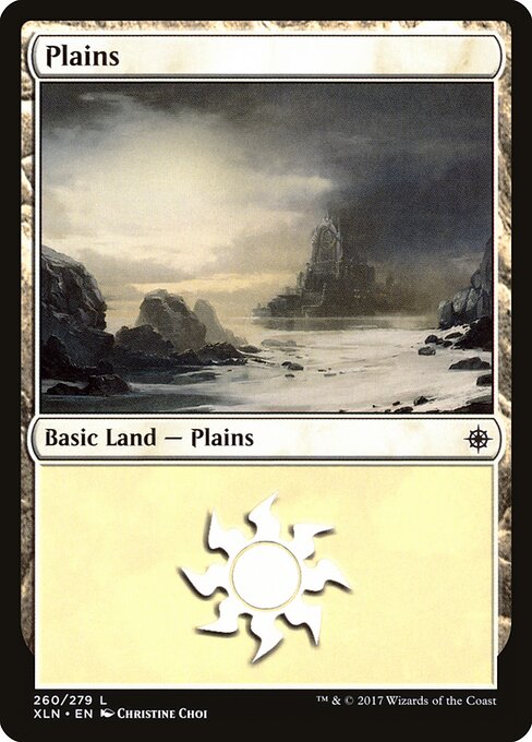 Plains — Ixalan #260, art by Christine Choi