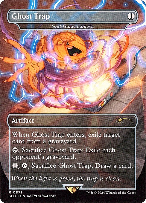Soul-Guide Lantern — Ghost Trap — Secret Lair Drop #871, art by Tyler Walpole