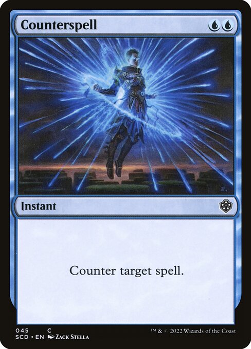 Counterspell — Starter Commander Decks #45, art by Zack Stella