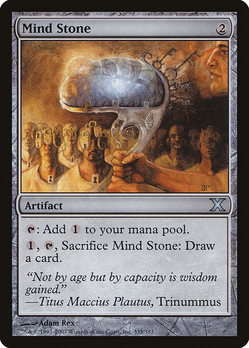 Mind Stone — Tenth Edition #335, art by Adam Rex