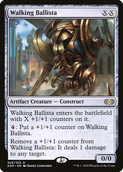 Walking Ballista — Double Masters #306, art by Daniel Ljunggren