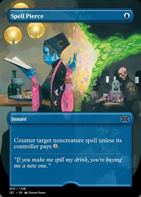 Spell Pierce — Magic Online Promos #102233, art by Dermot Power