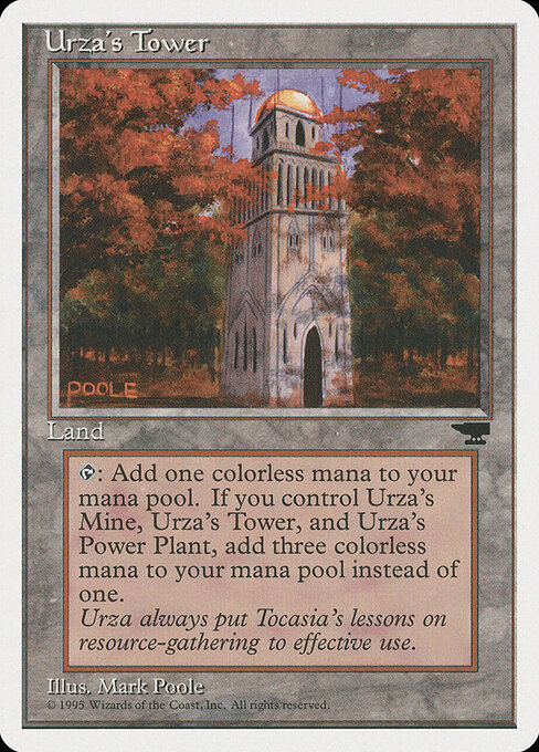 Urza's Tower — Chronicles #116a, art by Mark Poole