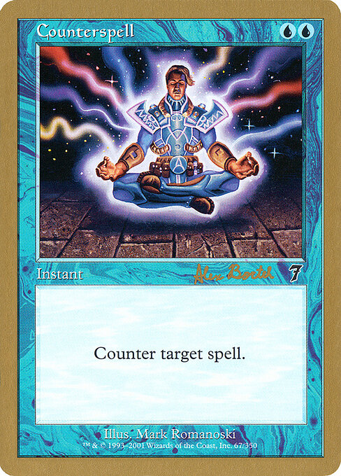 Counterspell — World Championship Decks 2001 #ab67, art by Mark Romanoski
