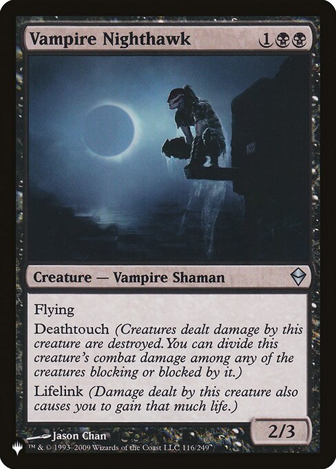Vampire Nighthawk — The List #ZEN-116, art by Jason Chan