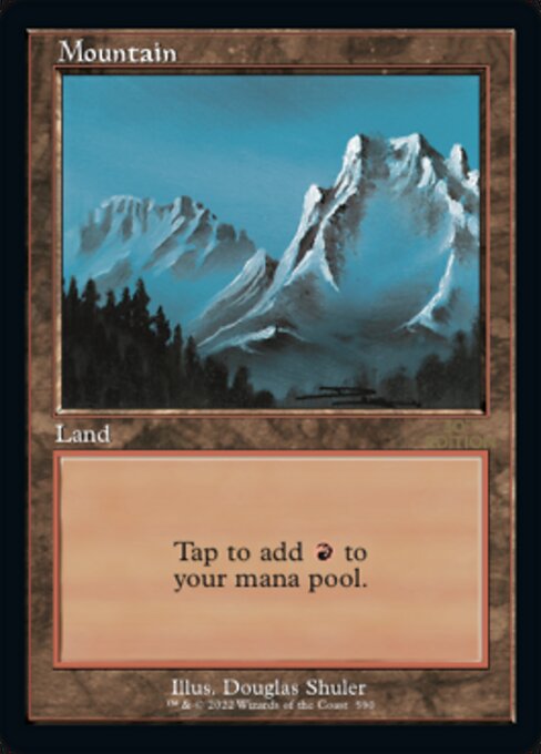 Mountain — 30th Anniversary Edition #590, art by Douglas Shuler