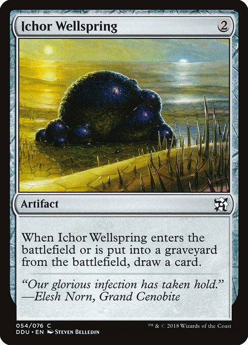 Ichor Wellspring — Duel Decks: Elves vs. Inventors #54, art by Steven Belledin