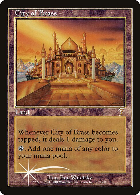 City of Brass — Seventh Edition #327★, art by Ron Walotsky