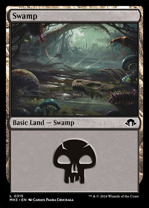 Swamp — Modern Horizons 3 #315, art by Carlos Palma Cruchaga
