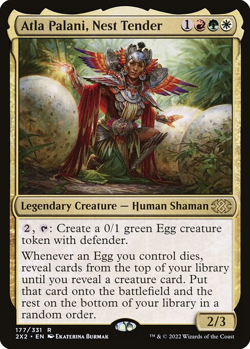 Atla Palani, Nest Tender — Double Masters 2022 #177, art by Ekaterina Burmak