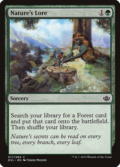Nature's Lore — Duel Decks Anthology: Garruk vs. Liliana #17, art by Terese Nielsen