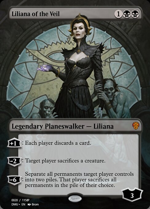 Liliana of the Veil — Magic Online Promos #103420, art by Brom