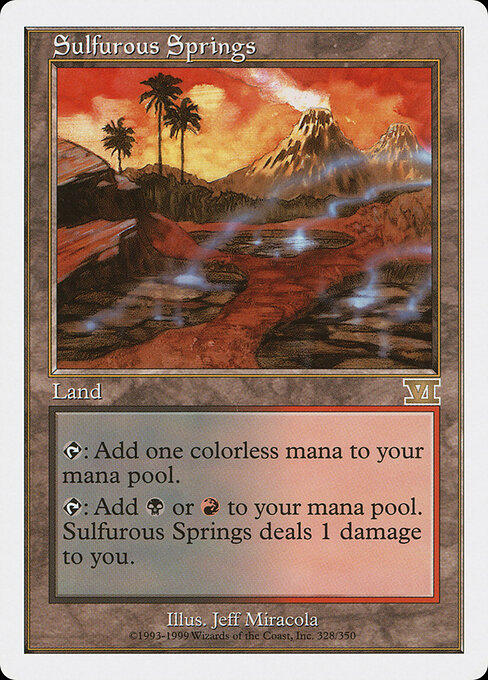 Sulfurous Springs — Classic Sixth Edition #328, art by Jeff Miracola