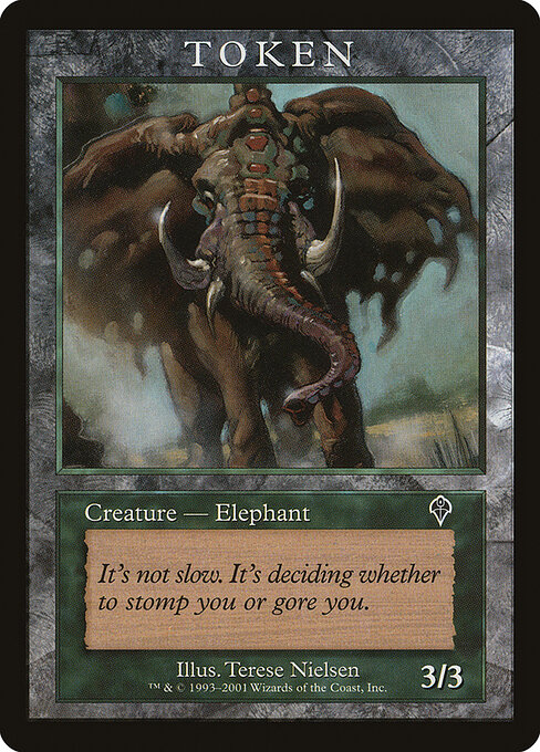 Elephant — Magic Player Rewards 2001 #3, art by Terese Nielsen