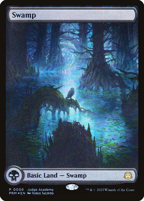 Swamp — Judge Gift Cards 2023 #8, art by Jorge Jacinto