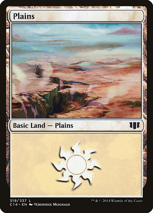 Plains — Commander 2014 #319, art by Véronique Meignaud