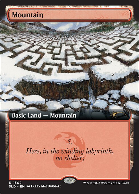 Mountain — Secret Lair Drop #1362, art by Larry MacDougall