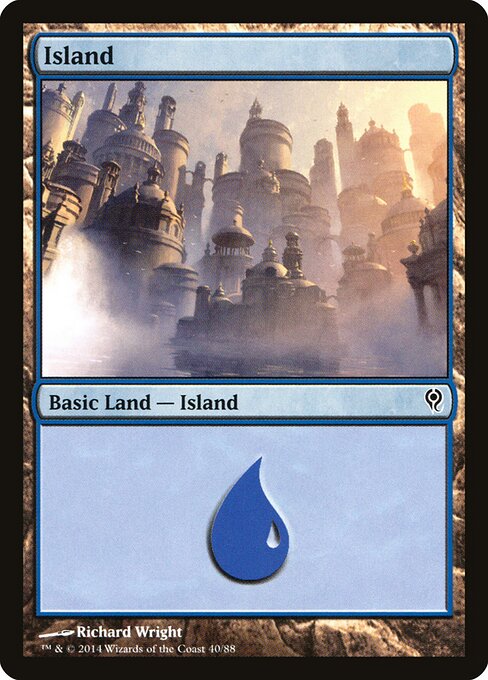 Island — Duel Decks: Jace vs. Vraska #40, art by Richard Wright