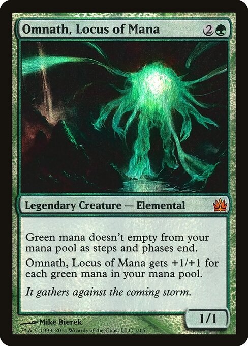 Omnath, Locus of Mana — From the Vault: Legends #7, art by Mike Bierek