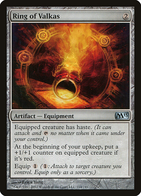 Ring of Valkas — Magic 2013 #214, art by Erica Yang