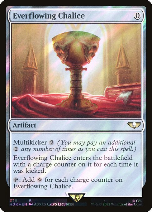 Everflowing Chalice — Warhammer 40,000 Commander #238★, art by Álvaro Calvo Escudero